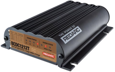 REDARC DC/DC 3-Stage Vehicle to Trailer Battery Charger - 12A