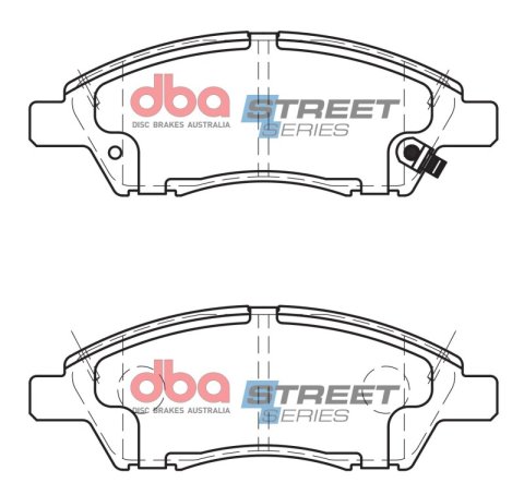 DBA 12-19 Nissan Versa Street Series Front Brake Pads