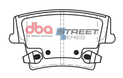 DBA 09-19 Dodge Challenger V6 AWD Street Series Rear Brake Pads
