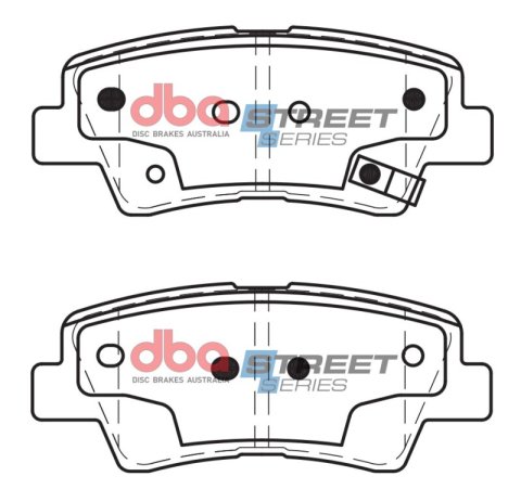DBA 13-14 Chrysler 200 (340mm Front Rotor) Street Series Front Brake Pads