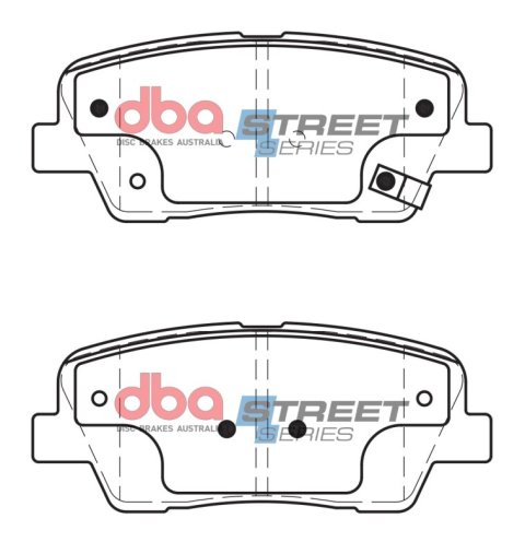 DBA 06-09 Hyundai Entourage Street Series Rear Brake Pads