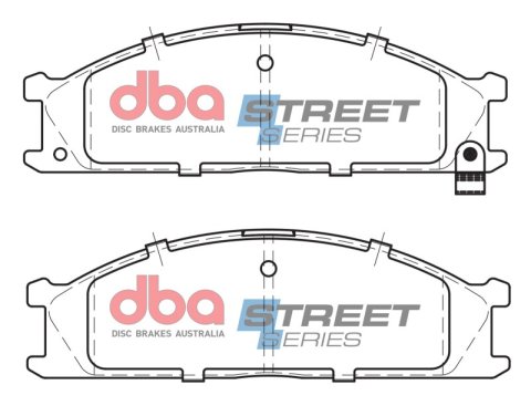 DBA 98-04 Nissan Frontier 4 Cyl RWD Street Series Front Brake Pads