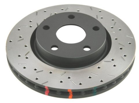 DBA 2020 Chevrolet Corvette C8 Z51 Rear Cross Drilled/Dimpled 4000 XD Series Rotor