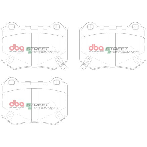 DBA 18-21 Subaru STI Rear SP Performance Brake Pads