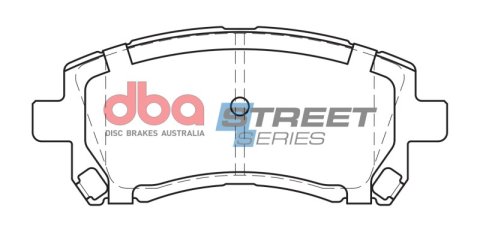 DBA 98-02 Subaru Forester Front Street Series Brake Pads