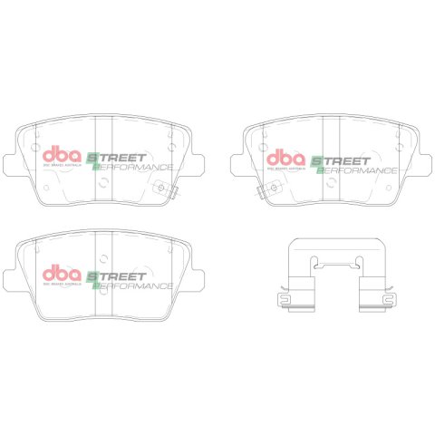 DBA 22-23 Hyundai Veloster/Veloster N Rear SP Performance Brake Pads