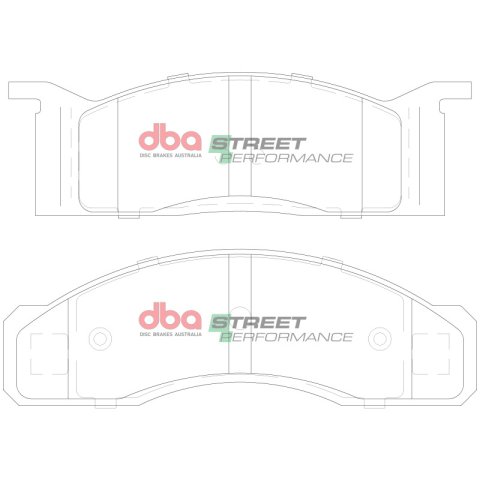 DBA 70-71 Ford Torino Front SP Performance Brake Pads