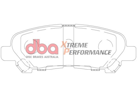 DBA 08-13 Toyota Highlander Rear XP Performance Brake Pads
