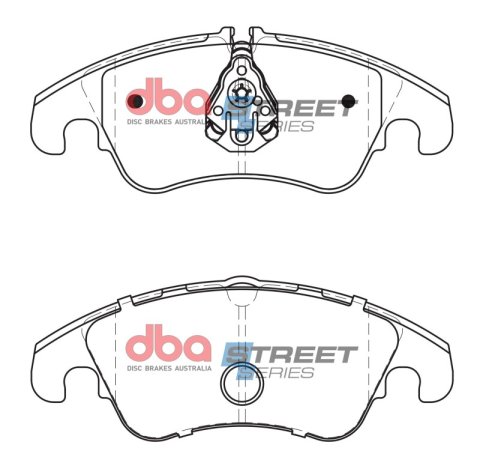 DBA 09-16 Audi A4 Sedan Front Street Series Brake Pads