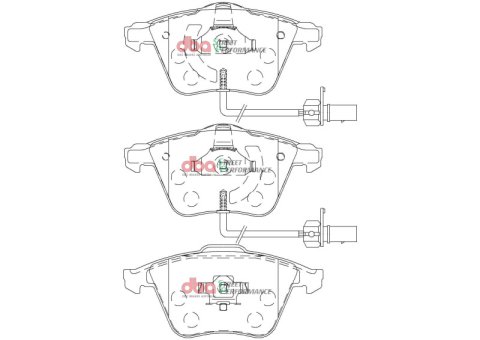DBA 08-15 Audi TTS Quattro Front SP Performance Brake Pads
