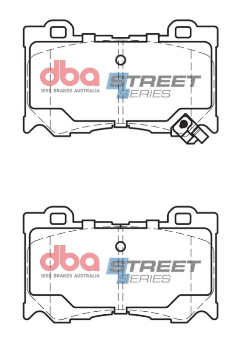 DBA 09-13 Infiniti FX50 (S51 Model) Front Street Series Brake Pads