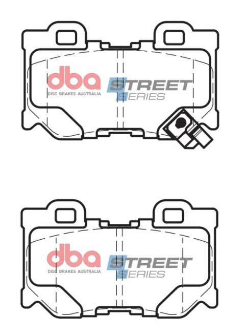 DBA 09-13 Infiniti G37 (350mm Rear Rotor) Rear Street Series Brake Pads