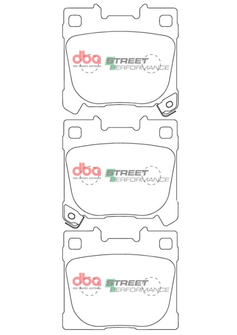 DBA 2022+ Toyota GR Corolla SP Performance Rear Brake Pads