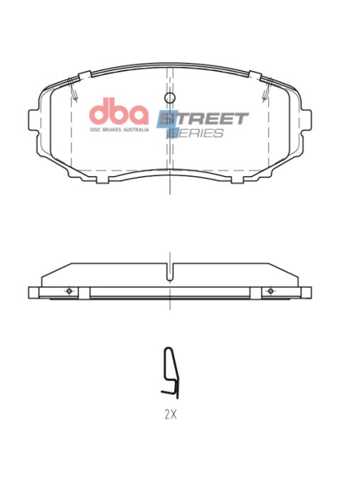 DBA 2018+ Mitsubishi Eclipse Cross Street Series Front Brake Pads