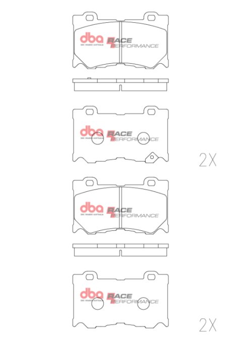 DBA 2023+ Nissan Z (Z34) RP Performance Front Brake Pads