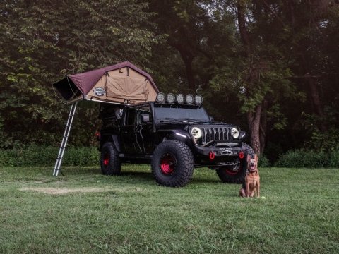 Road Armor 05-20 Toyota Tacoma 5ft Bed TRECK Adj Bed Rack w/Brackets - Tex Blk (1x rda500BRS52B, 1x rda500BRS-BRKTKIT)