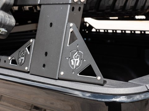 Road Armor 07-20 Toyota Tundra 5-1/2 -6ft Beds TRECK Adj Bed Rack w/Brackets - Tex Blk (1x rda600BRS59B, 1x rda500BRS-BRKTKIT)