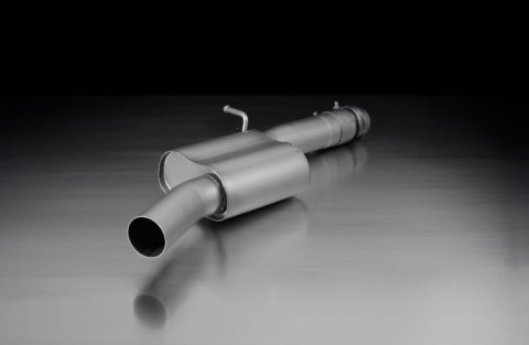 Remus 2014 Volkswagen Golf R Mk VII Axle Back Exhaust w/Front Silencer/Polished Tail Pipe Set (1x rms956014 0500, 1x rms956014 0300, 4x rms0006 98CR)