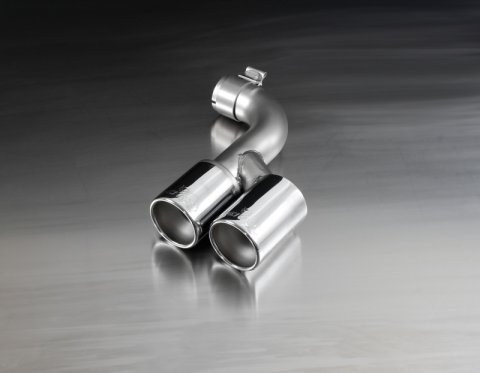 Remus BMW 3 Series F30/F31 Axle Back Exhaust w/Distance Tube & Chromed Tail Pipe Set (1x rmsAD0164V, 1x rms086012 0500, 1x rms086012 1604)