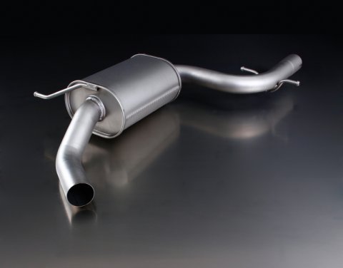 Remus 2009 Volkswagen Golf VI GTI 2.0L TSI Cat Back Exhaust w/Front Silencer/Blk Chrm Tail Pipe Set (Bundled Kit)