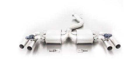 Remus 2015 Audi RS3 Sportback 2.5L Turbo Axle Back Exhaust w/Front Section Pipe & Tail Pipes (Bundled Kit)