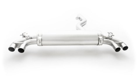 Remus 2018 BMW 3 Series G20 Sedan (w/GPF) (Excl xDrive) Axle Back Exhaust w/Blk Chrome Tail Pipe Set (1x rms086019 1500, 4x rms0006 83CBR)