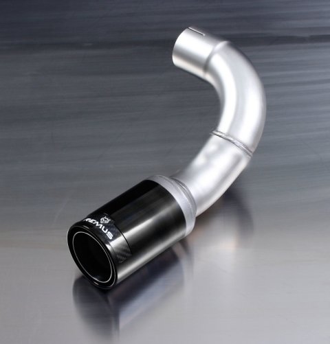 Remus 2014 BMW M235I F22 Coupe 3.0L Sport Centered Exhaust w/Black Chrome Tail Pipe Set (1x rms088014 0500, 1x rms087011 1683CB)
