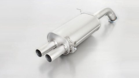 Remus 2013 Ford Fiesta St Mk7 1.6L Axle Back Exhaust w/Carbon Tail Pipe Set (1x rms204017 0500, 2x rms0006 83CTSR)
