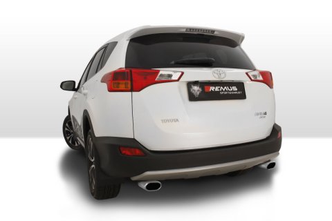 Remus 2013 Toyota Rav4 4WD 2.0L Axle Back Exhaust w/Connection Tube (1x rms905014 1518, 1x rms905014 0000)
