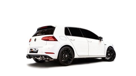 Remus 2018 Volkswagen Golf R Mk VII 2.0L TSI GPF-Back-System w/Polsihed Tail Pipe Set (1x rms954019 1500, 4x rms0006 98CR)