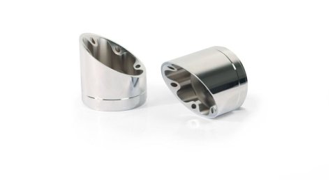 Remus 2021+ BMW R 18 (Euro 5) Black Slip On - Left & Right Side w/Slash Cut V1 End Caps - Sliver (1x rms007702 089920LR, 1x rmsEK43)