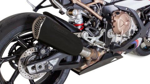 Remus 2019 BMW S 1000 RR NXT Black Race Slip On w/Sound Insert w/ Connection Tube (1x rms0105 087019, 1x rms94783 087019)