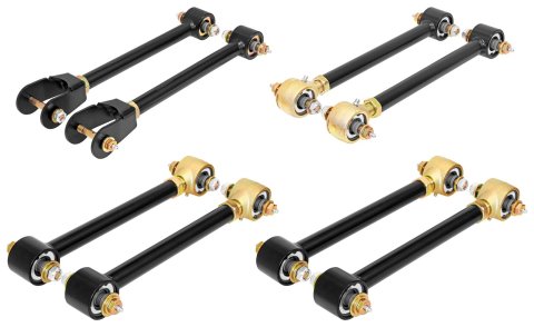 RockJock TJ/LJ Johnny Joint Adjustable Control Arm Set of 8 (1x rokCE-9102, 1x rokCE-9103, 2x rokCE-9106)