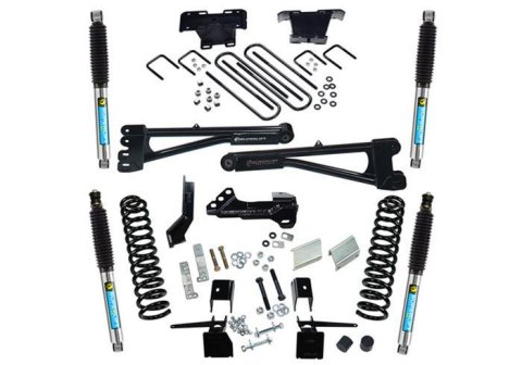 Superlift 17-19 Ford F-250/F-350 SuperDuty 4WD (Diesel) 4in Radius Arm Lift Kit w/ Bilstein Shocks (Bundled Kit)