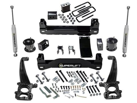 Superlift 04-08 Ford F-150 4.5in Lift Kit w/ Rear SLF Shocks (1x slf9940, 1x slf9941, 1x slf9942, 1x slf9943, 1x slf9944, 1x slf84057)