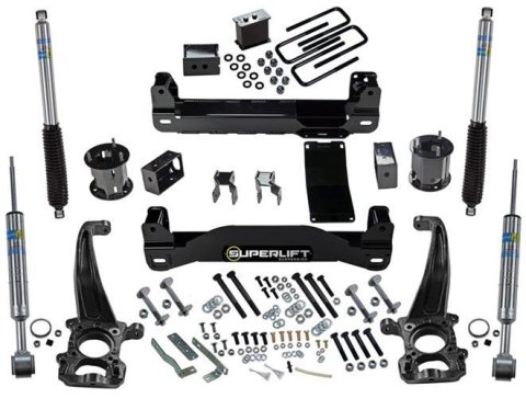 Superlift 04-08 Ford F-150 6in Lift Kit w/ Rear Bilstein Shocks (1x slf9940, 1x slf9941, 1x slf9942, 1x slf9943, 1x slf9946, 1x slf84059)