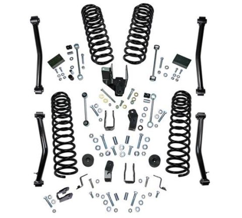 18-19 Jeep Wrangler JL 2 Door 4in Dual Rate Coil Lift Kit - Incl Rubicon w/ Shock Extensions (1x slf598, 1x slf599, 1x slf5825, 1x slf5833)