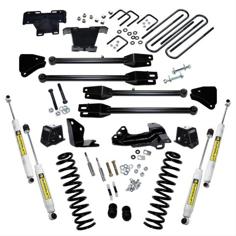 Superlift 05-07 Ford F-250/F-350 SuperDuty 4WD 4in Lift Kit w/ 4-Link Conversion & Superlift Shocks (Bundled Kit)
