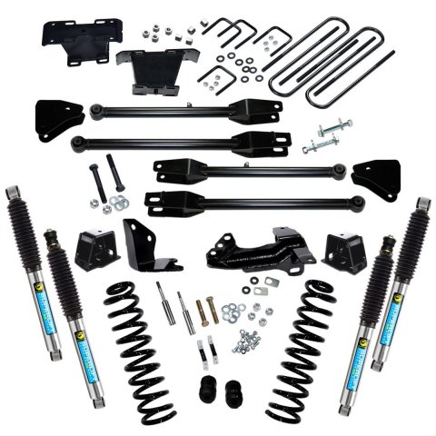 Superlift 05-07 Ford F-250/F-350 SuperDuty 4WD 4in Lift Kit w/ 4-Link Conversion & Bilstein Shocks (Bundled Kit)