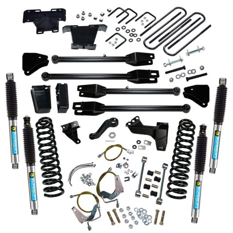 Superlift 08-10 Ford F-250/F-350 SuperDuty 4WD 6in Lift Kit w/ 4-Link Conversion & Bilstein Shocks (Bundled Kit)