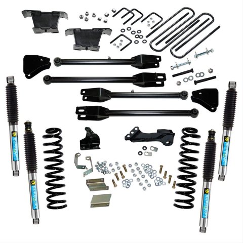 Superlift 11-16 Ford F-250/F-350 SuperDuty 4WD 4in Lift Kit w/ 4-Link Conversion & Bilstein Shocks (Bundled Kit)