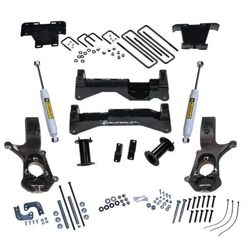 Superlift Suspension Lift Kits for 2014-2018 SIERRA 1500, SILVERADO 1500 - K897 Kit, Front and Rear, Chevy, GMC, RWD, Kit