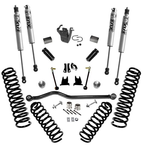 Superlift 07-18 Jeep Wrangler JK 2 Door 4in Lift Kit w/ Fox Shocks (1x slf560, 1x slf562, 1x slf5708-1, 1x slf84041)