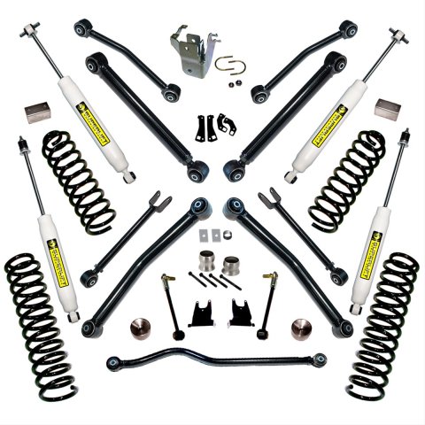 Superlift 07-18 Jeep Wrangler JK Unlimited 4in Lift Kit w/ Reflex Control Arms & Superlift Shocks (Bundled Kit)