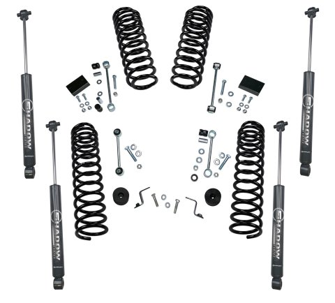 Superlift 18-20 Jeep Wrangler JL 2 Door 2.5in Dual Rate Coil Lift Kit w/ Superlift Shadow Shocks (1x slf589, 1x slf591, 1x slf5801, 1x slf84120)