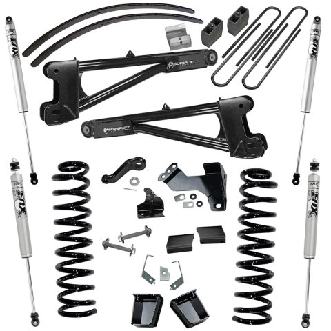 Superlift 11-16 Ford F-250 SuperDuty 4WD Diesel 8in Lift Kit w/ Repl Radius Arms/Fox 2.0 Shocks (Bundled Kit)