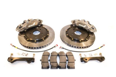 Alcon Chevy C6 Front: 6 Piston 355x32mm/Rear: 4 Piston 345x32mm Street Kit - Front & Rear - Anodized