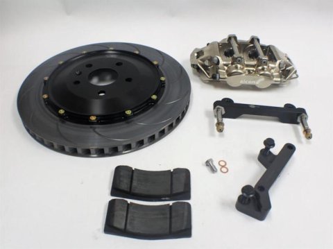 Alcon Chevy C8 (Aftermarket Wheels) 6 Piston 380x36mm/4 Piston 390x29mm Street Kit - Fr & Rr - Ano