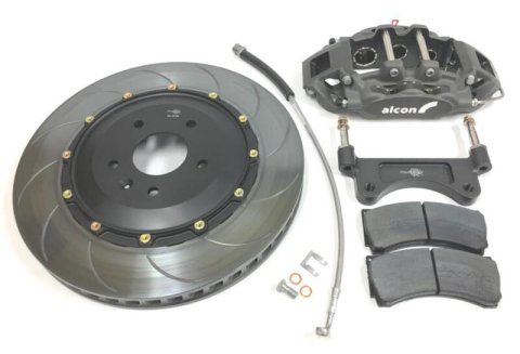 Alcon Chevy C7 Front: 6 Piston 380x36mm/Rear: 4 Piston 375x28mm Street Kit - Front & Rear - Anodized