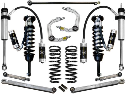 ICON 03-09 Toyota 4Runner/FJ 0-3.5in Stage 6 Suspension System w/Billet Uca (Bundled Kit)